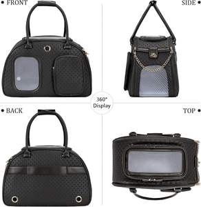 Köpekler için marka evcil hayvan çantası tasarımcı lüks köpek taşıyıcı - Product Image 6