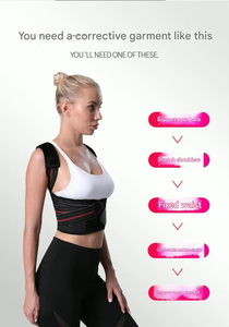 Gilet Correttore di Postura, Migliora la Postura, Fornisce Supporto Lombare, Supporto per <span class=keywords><strong>Spalle</strong></span> e Schiena, Raddrizzatore Posturale - Product Image 5