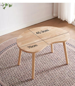 Scrivanie di studio per bambini in legno massello educazione precoce scrivanie in legno tavoli da pranzo per asili e tavole rotonde e scrivanie - Product Image 6