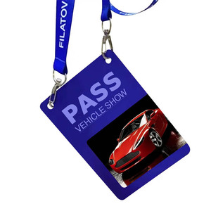 Spedizione Rapida 1-3 Giorni, Tessera <span class=keywords><strong>VIP</strong></span> Personalizzata con Stampa a Colori e Cordino per Eventi - Product Image 4