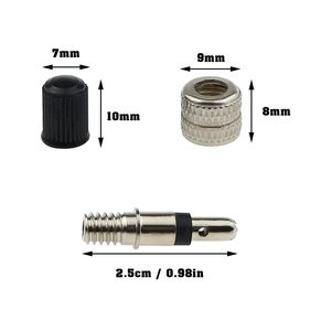 Válvula de cobre estilo alemán de 7mm, 9mm, 10mm, 8mm para reparación y reemplazo de neumáticos sin cámara de bicicleta - Product Image 1