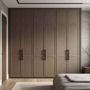 Fabricant de Foshan, meubles de chambre à coucher sur mesure, armoire à vêtements, dressing moderne, dressing en forme de U, armoire en bois MDF - Product Image 2