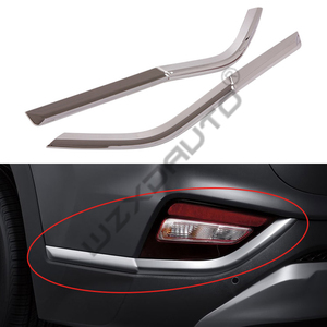 WZXD 2019 Cubierta Cromada ABS para Luz Antiniebla Trasera de Coche, Marco de Luz Antiniebla Trasera para Santa Fe - Product Image 2