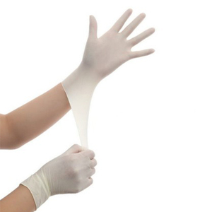 ถุงมือตรวจโรคแบบใช้ครั้งเดียวทิ้ง Med Supply Pure Latex 5MIL กันน้ำ ไม่ผสมแป้ง ขนาด 24 ซม. - Product Image 5
