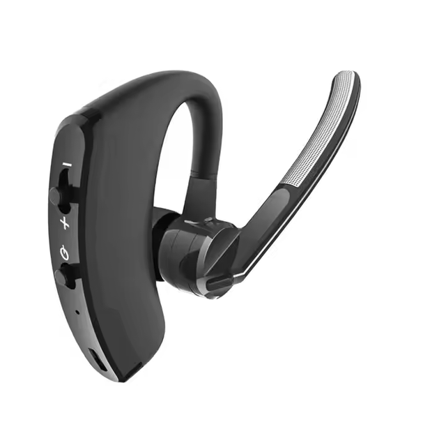 V8 Wireless Headphone New True Stereo Rotation Business Headset with LED Battery Indicator Mic Handsfree and Earhook