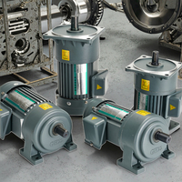 Réducteur de vitesse de moteur horizontal triphasé série GH 100w~7.5KW, moteur à engrenages AC à couple élevé et faible régime, vertical GV