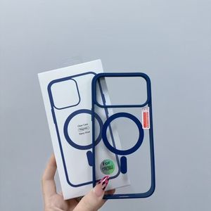 Ốp lưng điện thoại chống sốc, trong suốt, hỗ trợ sạc không dây từ tính dành cho <span class=keywords><strong>iPhone</strong></span> 16 17 Pro Max Plus - Product Image 1