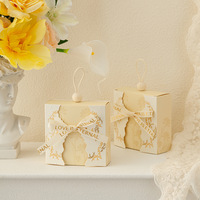 Senior ins Twin Blumen bogen Hand Hochzeit Dekoration Geschenk box
