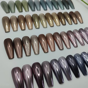 Poudre de chrome magique de style turc LIBO, poudre fine pour ongles, effet miroir chromé métallique - Product Image 4