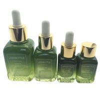 Flacons compte-gouttes en verre de luxe 10ml 20ml 30ml 40ml, design esthétique unique pour crème visage, ensemble de contenants cosmétiques de luxe, 100 pièces