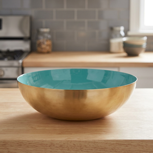 Bol en émail léger, non toxique, compatible lave-vaisselle, écologique, tendance et coloré pour décorations de mariage et service - Product Image 1