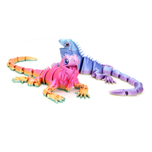 Modelo de Iguana Impreso en <span class=keywords><strong>3D</strong></span> con Articulaciones Móviles, Decoración Creativa para el Hogar, Adorno de Escritorio - Product Image 3