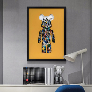 Opere d'Arte Decorative Moderne Incorniciate di Design Originale del Produttore Stampe 3D Famose per Decorazione Murale Dipinti a Olio Fatti a Mano - Product Image 5