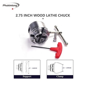 PHUKIMLONG CK275 2.75 pouces <span class=keywords><strong>mandrin</strong></span> auto-centrant <span class=keywords><strong>à</strong></span> 4 mâchoires mandrins de <span class=keywords><strong>tour</strong></span> <span class=keywords><strong>à</strong></span> <span class=keywords><strong>bois</strong></span> outils de <span class=keywords><strong>tour</strong></span> haute capacité - Product Image 6