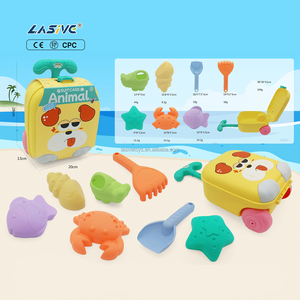 LASIVE TOYS Jouets de plage en plastique durables pour enfants, ensembles de voitures de jeu pour la construction de châteaux de <span class=keywords><strong>sable</strong></span> en plein air - Product Image 3