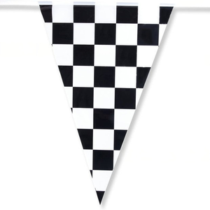 DAMAI Black White Checkered Flag <b>Disposable</b> Paper Plates Racing Theme Party <b>Tableware</b> Set Boys Two Fast Birthday Race Car Party - Product Image 5