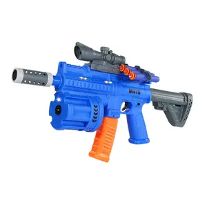 New Arrival Multifunctional toy gun M416 Bubble machine music box Soft bullet gun 3-in-1 toy gun