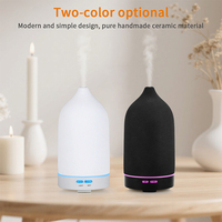 Produits les plus vendus Diffuseur d'huile essentielle de pierre en céramique d'arôme ultrasonique de brume fraîche d'aromathérapie de 120ml