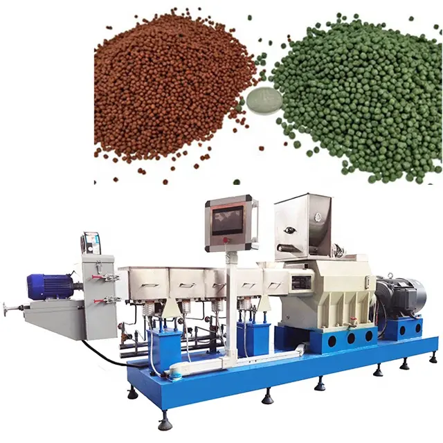 Máquina extrusora de alimentos para perros, fabricante de pellet de pescado, alimentador de peces, precio de línea de producción
