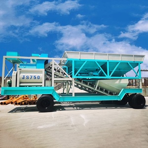 Planta Mezcladora de Concreto Móvil Eléctrica Completamente Automática de 35M3/H, Bomba de Motor PLC, Planta Dosificadora Portátil - Product Image 2