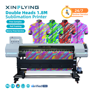 Imprimante textile numérique à sublimation à double tête XINFLYING, largeur <span class=keywords><strong>d</strong></span>'impression de 1,8 m pour l'impression sur tissu polyester - Product Image 1