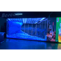 BESCAN~ Équipement publicitaire couleur pleine gamme P2/P2.5/P3, Affichage LED mural, Boîte lumineuse d'exposition, Stand portable pour salon professionnel