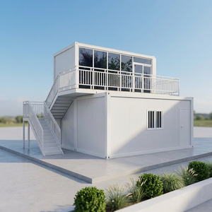 TOPPRE móvil portátil contenedor de 20 pies cabaña diseño de vida apartamento Bungalow moderno Pequeño contenedor desmontable casa para la <span class=keywords><strong>venta</strong></span> - Product Image 2