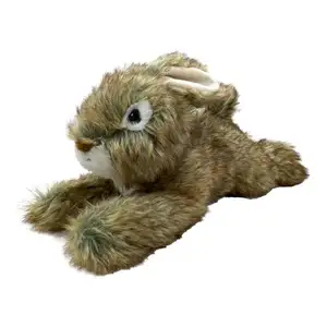 귀여운 토끼 개 장난감을위한 대화 형 회사 및 물기 방지 애완 동물 장난감 봉제 지속 가능한 동물 개 장난감