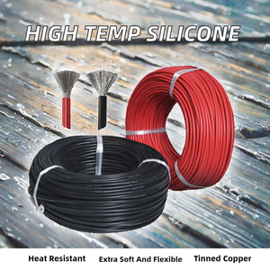 Cable de Cobre Estañado Trenzado Resistente a Altas Temperaturas, 16AWG, Aislamiento de Goma, 600V, IP20, para Uso Doméstico - Product Image 2