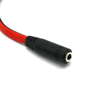3 In 1 Audio <b>Adapter</b> <b>Plug</b> In Mobile Phone Earphone Splitter For Laptop Desktop Pc Headset Connector Cable Red Black - Product Image 4