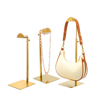 Support de présentation de sacs en acier inoxydable réglable à suspendre au sol pour les magasins de centres commerciaux, modè<span class=keywords><strong>le</strong></span> Kdy-4312 - Product Image 5
