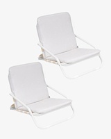 Chaise de plage pliante extérieure de haute qualité chaise de camping en aluminium siège bas confortable
