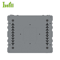 Iwill 14th Gen Co Re Ultra Processor AI Fanless Mini PC 2DDR5 8In Tel 2,5G Lan SIM 4USB Soporte Triple Display Network Server