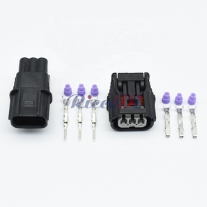 Prise de bobine d'allumage <span class=keywords><strong>électrique</strong></span> <span class=keywords><strong>automobile</strong></span> étanche à 3 broches, prise de lumière <span class=keywords><strong>automobile</strong></span> 6189-7037 6188-4775 - Product Image 2