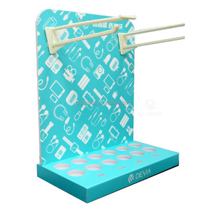 Tùy chỉnh truy cập PVC Hội Đồng Quản trị bọt hiển thị đứng điện thoại Di động Cáp dữ liệu Rack hiển thị cho quảng cáo - Product Image 2