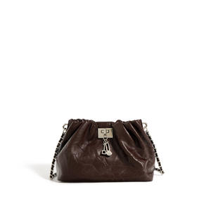 Bolso de Mensajero de Cuero Genuino Plegado de Alta Gama Retro 2025, Estilo Vintage, de Hombro o Cruzado, Elegante para Mujer - Product Image 4