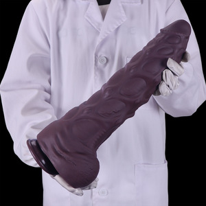 Extra Grote Dikke Realistische Dieren Penis Siliconen Anale Plug Realistische Penis Gigantische Anale Dilatator Speelgoed Unisex Masturbatie Penis - Product Image 3