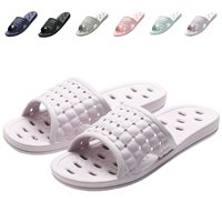 Chaussons d'égouttage Chaussures de salle de bain Chaussures de douche PVC Chaussons légers à glissière