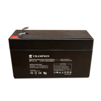 Batterie AGM au plomb Champion VRLA 12V 1.3AH rechargeable pour voiturettes de golf, jouets, onduleurs et stockage d'énergie (certifiée CE//ROHS)