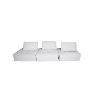 Italian Normcore Tofu Block moderno sofà semplice Set libera combinazione tessuto modulo <span class=keywords><strong>quadrato</strong></span> spugna per <span class=keywords><strong>soggiorno</strong></span> piccolo appartamento - Product Image 2