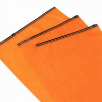 Sacs de rangement pour vêtements biodégradables rose mat, anti-poussière et anti-humidité, pochettes à fermeture éclair pour sweats à capuche, robes et fourrures