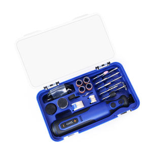 <span class=keywords><strong>Kit</strong></span> de Herramienta Rotativa Inalámbrica Mini de 7.2V <span class=keywords><strong>Taladro</strong></span> Eléctrico 5 Velocidades 32 Piezas para Lijar Pulir Taladrar Grabar Amolar - Product Image 2