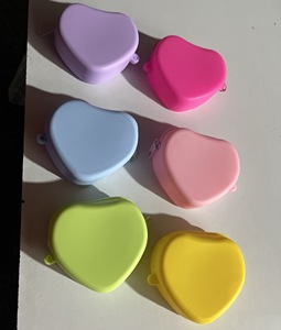 Porte-monnaie en silicone personnalisé avec logo, animaux, petit portefeuille pour la monnaie, porte-clés mignon pour femmes, mini sac à monnaie pour cadeaux promotionnels - Product Image 2