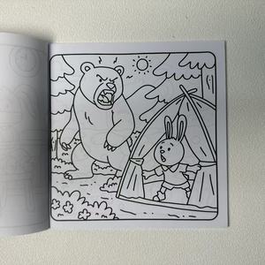 <strong>Custom</strong> Crime Scenes Coloring Book Cartoon Design Soft Cover <strong>Custom</strong> Coloring Book for Adults Dark Humor Art Hobby Gift - Product Image 2