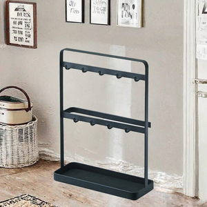 Modern Metal Folding Key <b>Storage</b> Rack <b>Wall</b> Hook Sundries <b>Hanging</b> Box Small Trinket <b>Storage</b> Living Room Standing Type - Product Image 3