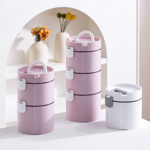 Conteneur isotherme portable anti-fuite pour aliments chauds, seau à soupe multifonctionnel, boîte à lunch en acier inoxydable, boîte bento - Product Image 1
