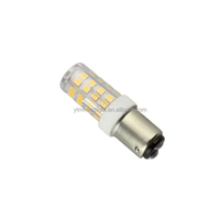 Lampe Led BA15D/BAY15D/BA15S Base à baïonnette 3.5-4W 12V AC/DC 110-130V AC 350LM Mini ampoule LED à économie d'énergie Ampoules de maïs