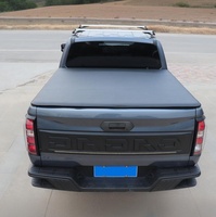 Bâche de camionnette souple enroulable résistante aux intempéries sans perçage pour Nissan Frontier Navara D22 D23 D40 Colorado Canyon 5 pieds de large (citerne courte)