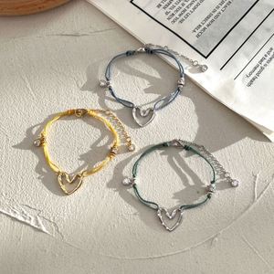 Dylam Unique Personalized S925 Silver Weaving Rope Link Chain Adjustable Length <b>Bracelet</b> 5A Zirconia <b>Infinity</b> Love <b>Bracelets</b> - Product Image 3