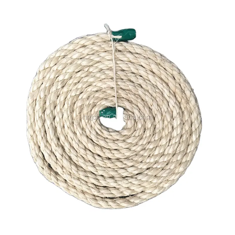 8mm bleached sisal rope for packing rope